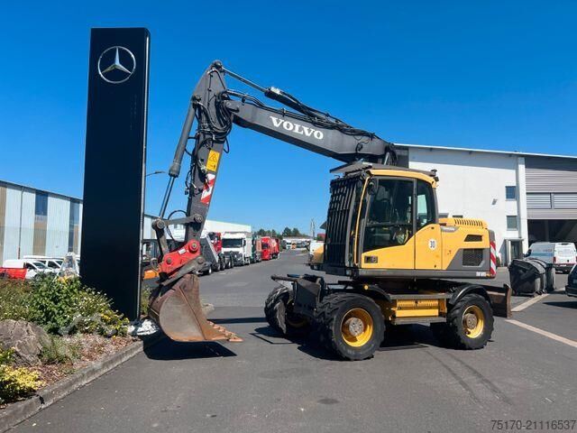 Radbagger Volvo EW160D / 2014 / 1xTieflöffel / Forstschutzgitter