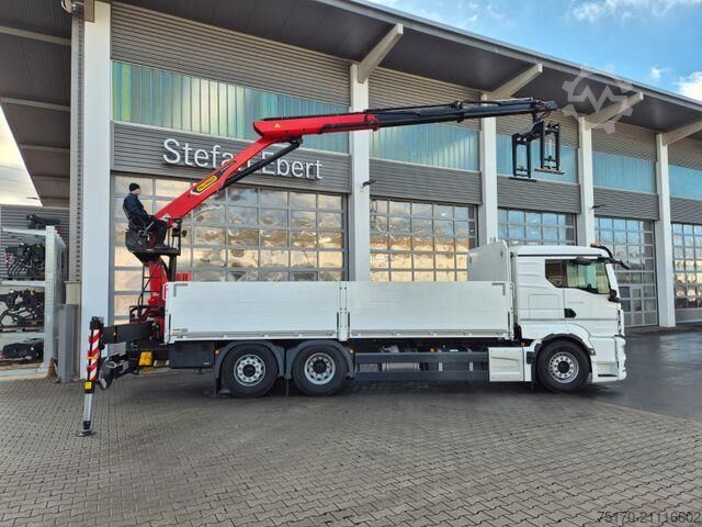 Kranwagen MAN TGS 26.470 6x2-4 LL Baustoff Palfinger PK20.501L