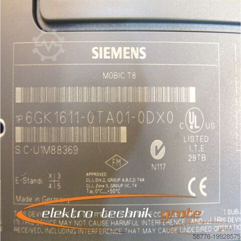 Component Siemens 6GK1611-0TA01-0DX0 Mobic T8   - ! -