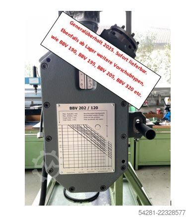 Roll feed for Bruderer high speed press BRUDERER BBV 202/120