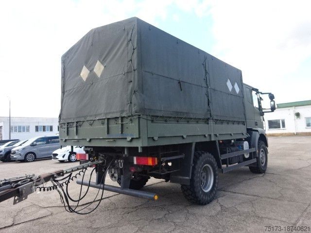 LKW mit Pritsche & Plane IVECO EuroCargo 100E 22WS 2t HümS 4x4 Single Berreif