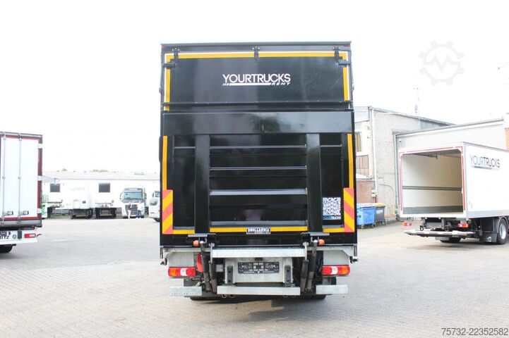 Flatbed truck with tarp Mercedes-Benz Atego 1218 E6  Schiebeplane 6,52m   Klima   ACC