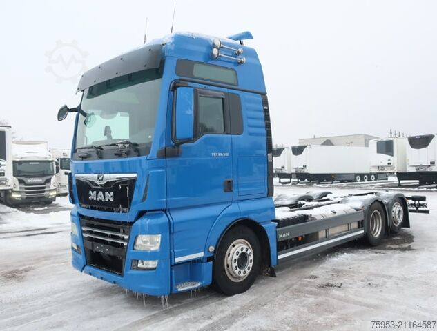 LKW-Fahrgestell MAN 26.510 FLLC TGX Fahrgestell XXL Intarder Lenkachse