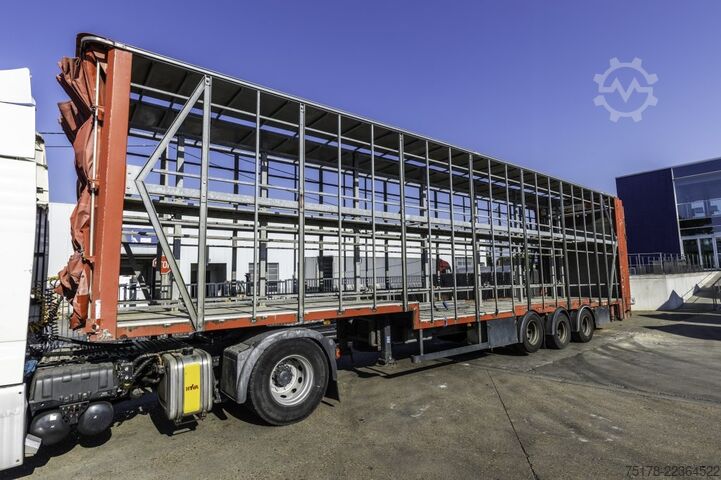 Tarpaulin LECITRAILER CUELLO CISNE 3E-RD+DOUBLE ETAGE+DHOLLANDIA 2TON