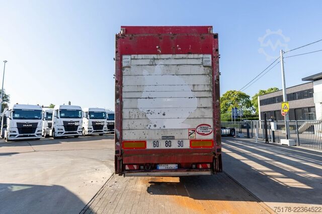 Tarpaulin LECITRAILER CUELLO CISNE 3E-RD+DOUBLE ETAGE+DHOLLANDIA 2TON