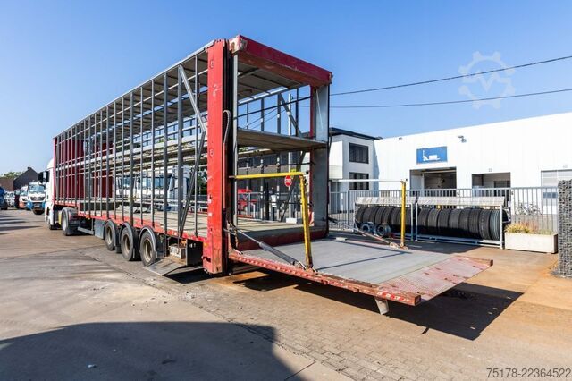 Tarpaulin LECITRAILER CUELLO CISNE 3E-RD+DOUBLE ETAGE+DHOLLANDIA 2TON