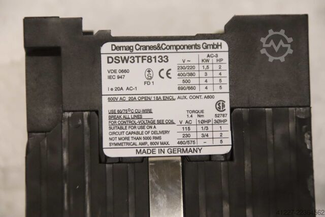 Schütz Demag DSW 3TF 8133  87535044
