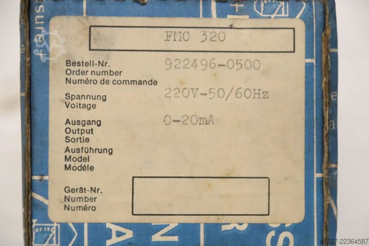Level evaluation device Endress + Hauser Silometer FMC 320  922496-0500