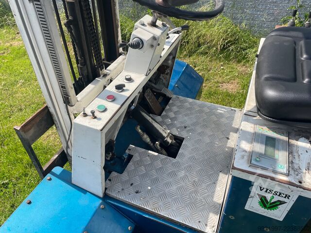Rough terrain forklift Visser Uitzetheftruck terrein heftruck electrisch