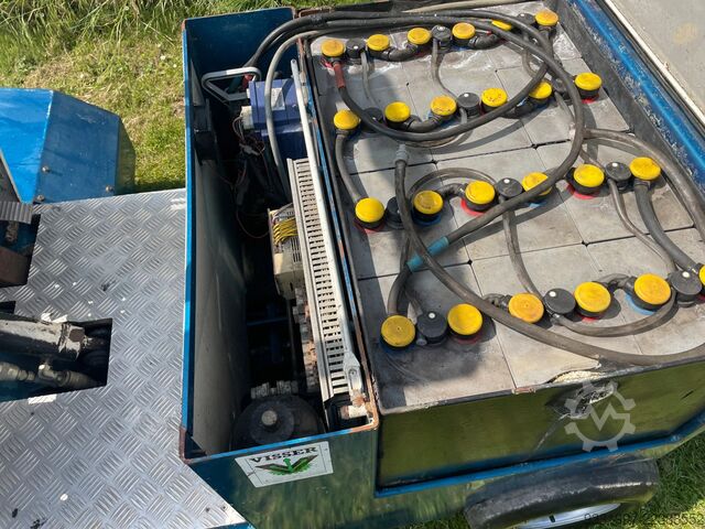 Rough terrain forklift Visser Uitzetheftruck terrein heftruck electrisch