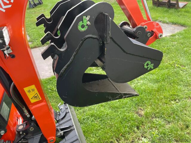 Mini excavator Kubota Minigraver U10-5 graafmachine NIEUW! Met bakken