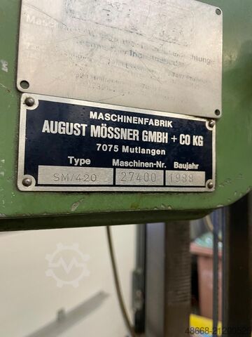 Vertikale Bandsäge Säge Metallbandsäge Mössner Rekord SM 420
