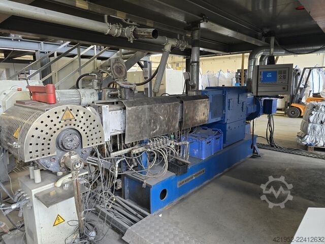 Twin-screw extrusion line Krupp Werner & Pfleiderer (Coperion) ZSK 50 Mc 900