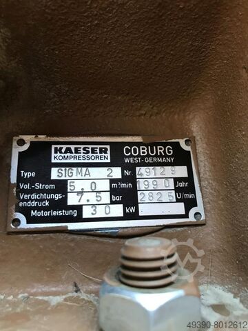Schraubenkompressor, Luftkompressor, Drucklufterzeuger KAESER BS 50