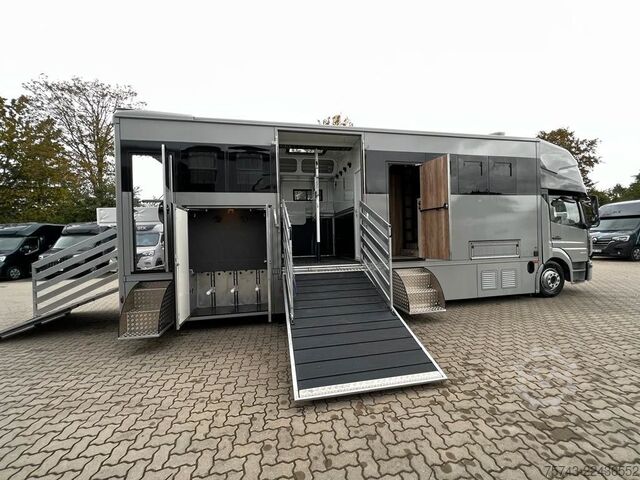 Viehtransporter LKW MERCEDES-BENZ ATEGO 1530 TT-XL  5 Pferde POP-OUT