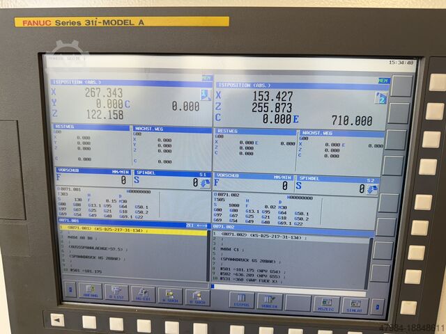 CNC Dreh- und Fräszentrum SPINNER TTS 65 DUPLEX