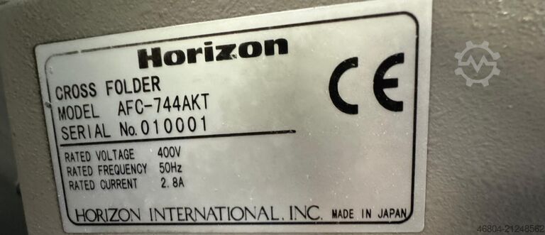 Falzmaschine Horizon AFC 744 AKT roundpile