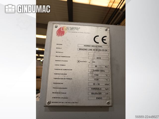 SCAME BRAZING LINE 50-20-350-GI-DR SCAME BRAZING LINE 50-20-350-GI-DR
