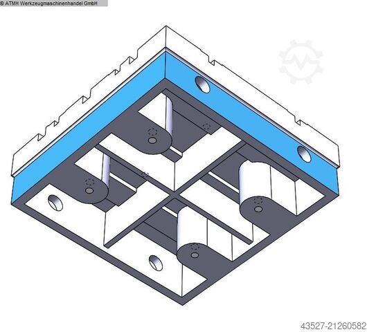 Aufspannplatte GERD WOLFF 1000 x 1000 x 300mm
