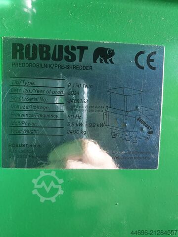 Holzschredder – Paletten-Zerkleinerungslinie ROBUST P150 Twin - pallet crushing line