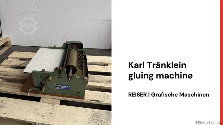 Anleimmaschine Karl Tränklein Anleimmaschine
