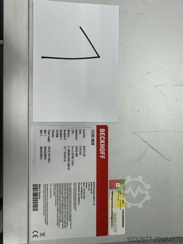 Control unit Beckhoff IPC + HMI + EtherCAT + Servo