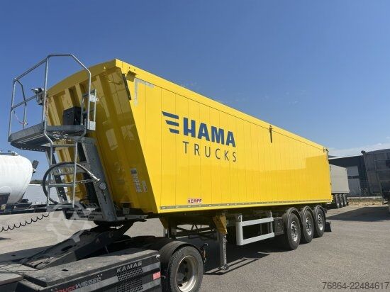 Tipper semitrailer KEMPF SKM 39 ALU-KASTENMULDE 55M³ ROLLPLANE MEHRERE EINHEITEN UND FARBEN VERFüGBAR