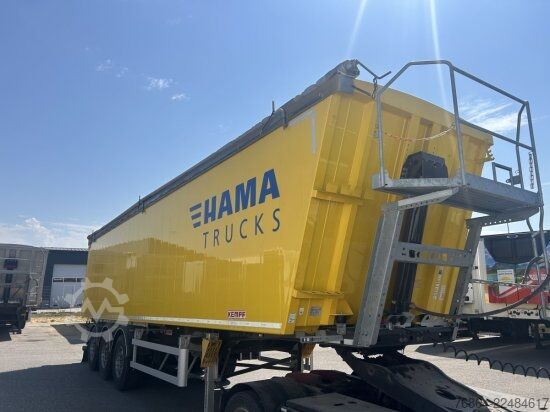 Tipper semitrailer KEMPF SKM 39 ALU-KASTENMULDE 55M³ ROLLPLANE MEHRERE EINHEITEN UND FARBEN VERFüGBAR