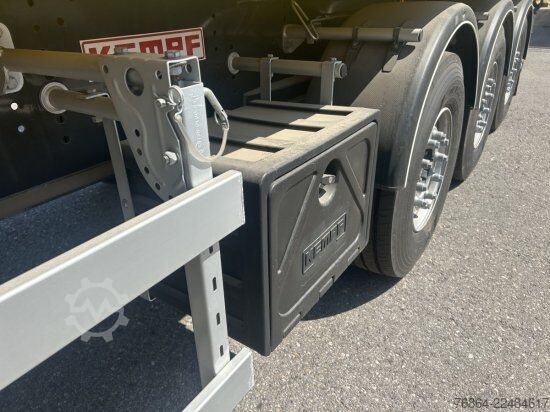 Tipper semitrailer KEMPF SKM 39 ALU-KASTENMULDE 55M³ ROLLPLANE MEHRERE EINHEITEN UND FARBEN VERFüGBAR