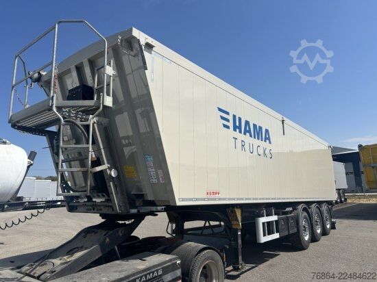 Tipper semitrailer KEMPF SKM 39 ALU-KASTENMULDE 55M³ ROLLPLANE  MEHRERE EINHEITEN VERFüGBAR