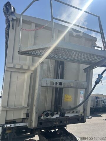 Tipper semitrailer KEMPF SKM 39 ALU-KASTENMULDE 55M³ ROLLPLANE  MEHRERE EINHEITEN VERFüGBAR