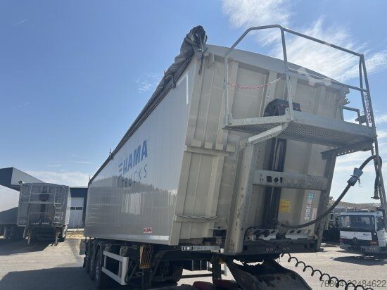 Tipper semitrailer KEMPF SKM 39 ALU-KASTENMULDE 55M³ ROLLPLANE  MEHRERE EINHEITEN VERFüGBAR