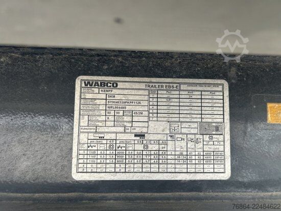 Tipper semitrailer KEMPF SKM 39 ALU-KASTENMULDE 55M³ ROLLPLANE  MEHRERE EINHEITEN VERFüGBAR