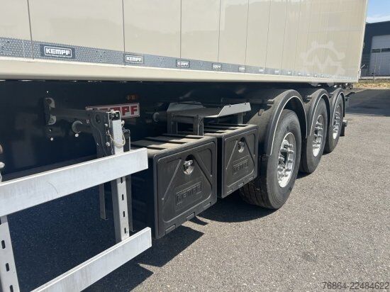 Tipper semitrailer KEMPF SKM 39 ALU-KASTENMULDE 55M³ ROLLPLANE  MEHRERE EINHEITEN VERFüGBAR
