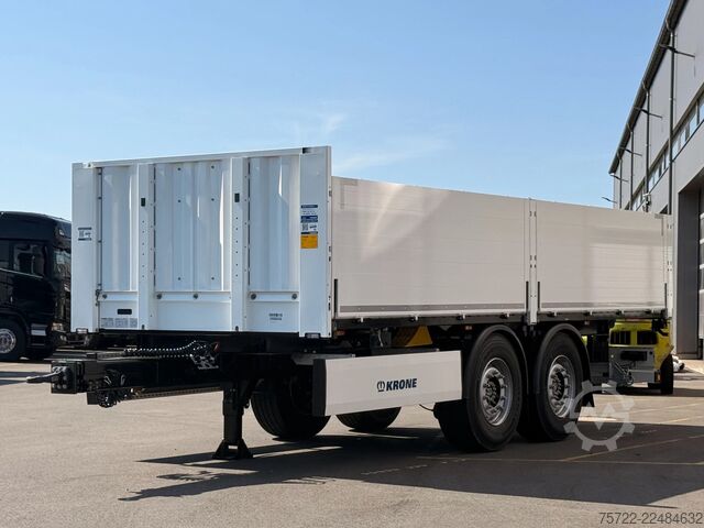 Loading platform Krone 2-Achs Tandem Baustoff Anhänger