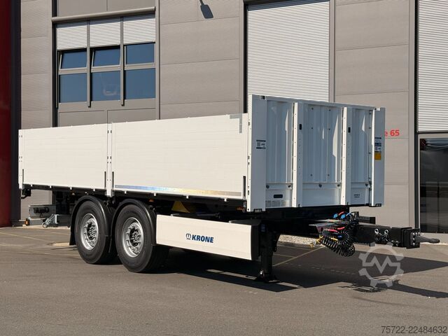 Loading platform Krone 2-Achs Tandem Baustoff Anhänger