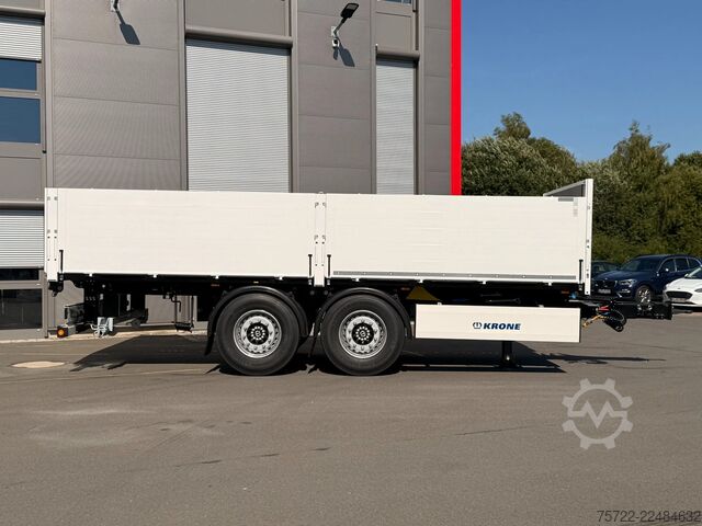 Loading platform Krone 2-Achs Tandem Baustoff Anhänger