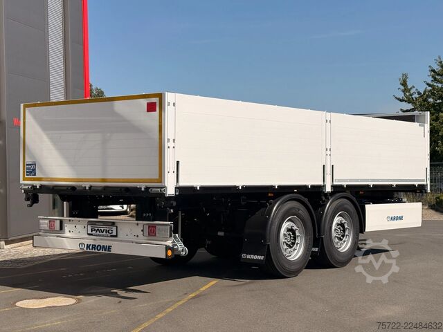 Loading platform Krone 2-Achs Tandem Baustoff Anhänger