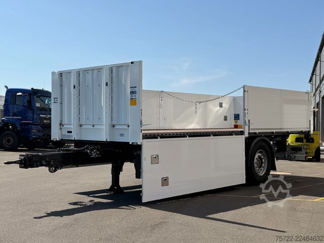 Loading platform Krone 2-Achs Tandem Baustoff Anhänger