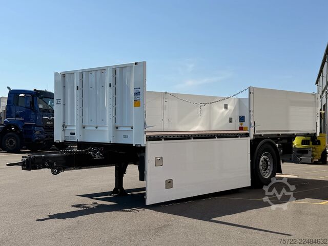 Loading platform Krone 2-Achs Tandem Baustoff Anhänger