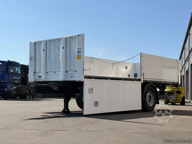 Loading platform Krone 2-Achs Tandem Baustoff Anhänger