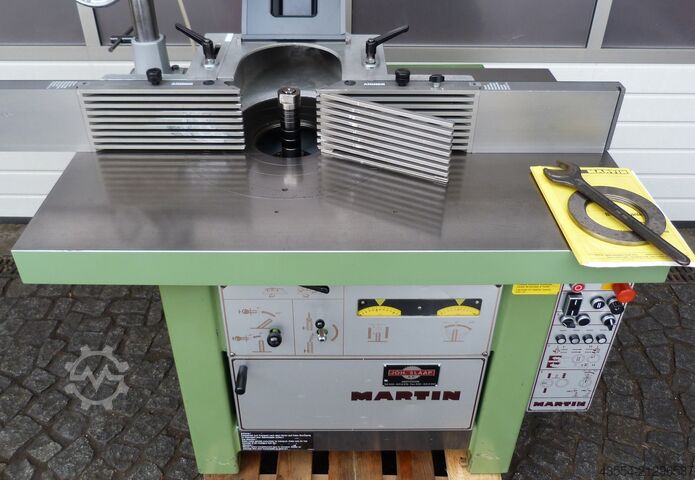 Swivel milling machine swivel spindle milling machine milling machine MARTIN mit Lieferung nach D und EU Typ T25 + Vorschub + AIGNER Anschlag