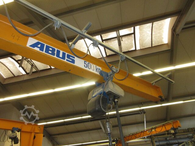 Saeulenschwenkkran Schwenkkran Kettenzug Abus LSX Kran Drehkran Hallenkran 500KG Abus Kettenzug L 3,5m NL 500Kg H 3,25m
