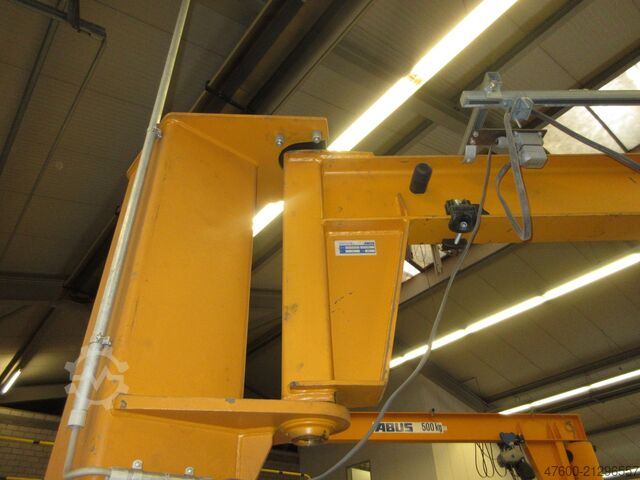 Saeulenschwenkkran Schwenkkran Kettenzug Abus LSX Kran Drehkran Hallenkran 500KG Abus Kettenzug L 3,5m NL 500Kg H 3,25m