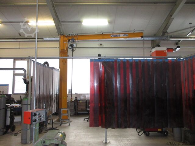 Kranarm Abus LSX Kran Drehkran Hallenkran 500KG Abus Kettenzug L 4m NL 500Kg H 4,4m