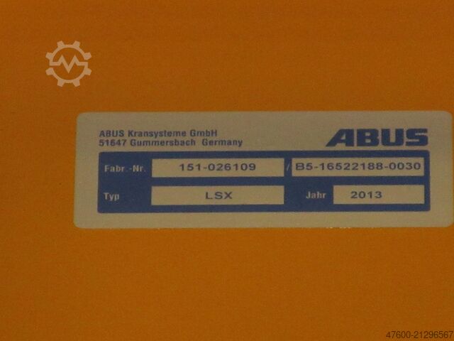 Kranarm Abus LSX Kran Drehkran Hallenkran 500KG Abus Kettenzug L 4m NL 500Kg H 4,4m