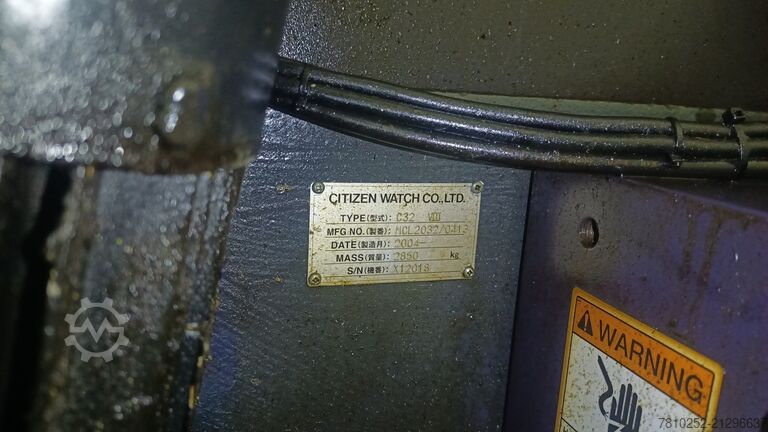 Turning automatic lathe CITIZEN C32 VIII