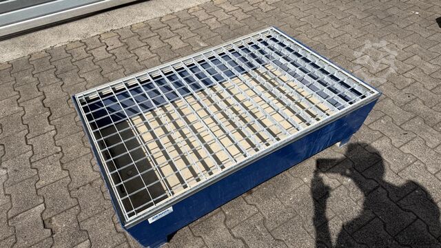 Drain Tray, Denios, 205 L, with Graiting Denios Classic Line 2 FE, 205 Liter