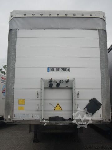 Open semitrailer with tarp Schmitz Cargobull SCS 24/L-13.62 EB Liftachse