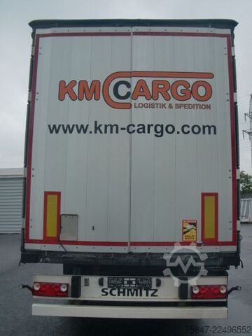 Open semitrailer with tarp Schmitz Cargobull SCS 24/L-13.62 EB Liftachse
